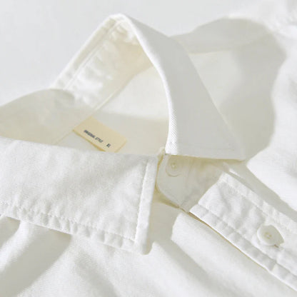 Paul Linen Jacket with Relaxed Fit and Chest Pockets – Lightweight Breathable Shirt