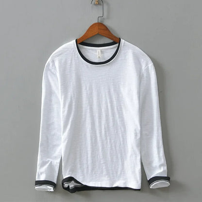 Nightfall Shirt with White Trim – Vintage Style Comfortable Fit