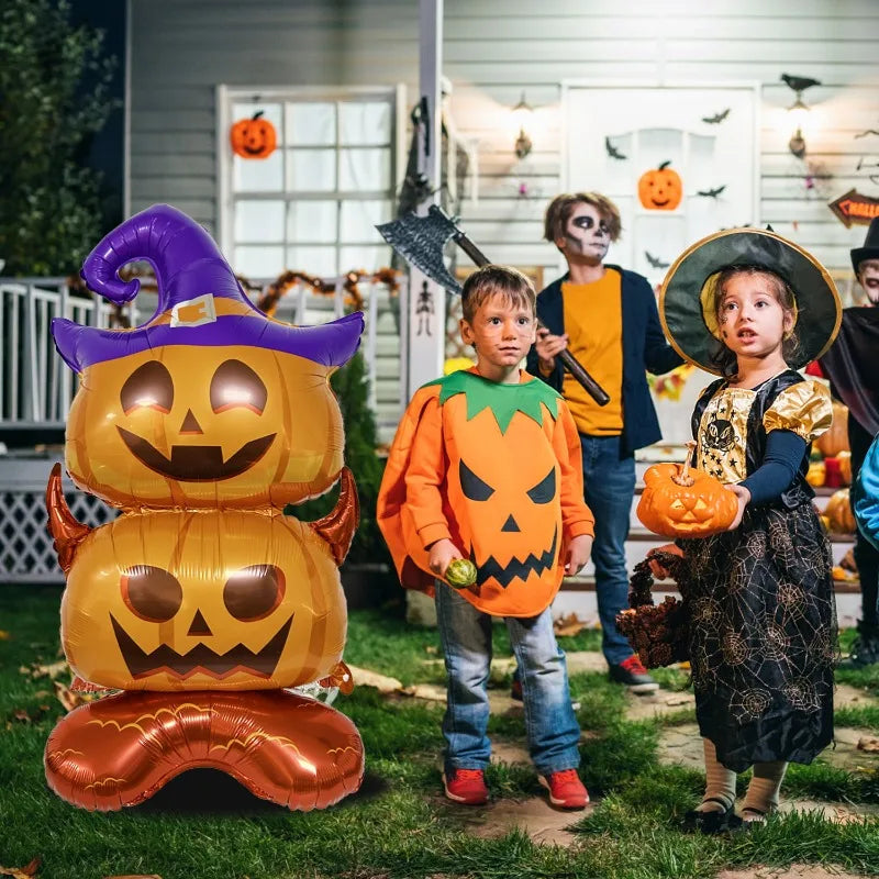 Giant Halloween Foil Standee Balloons for Spooky Party Decorations