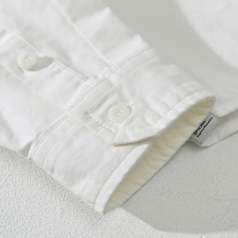 Paul Linen Jacket with Relaxed Fit and Chest Pockets – Lightweight Breathable Shirt