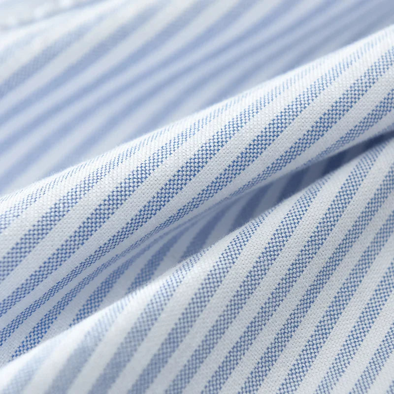 Milo Lightweight Linen Shirt with Subtle Stripes