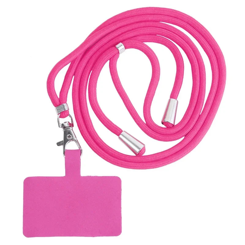 CarryEase | Adjustable Phone Lanyard with Detachable Card Holder & Carabiner