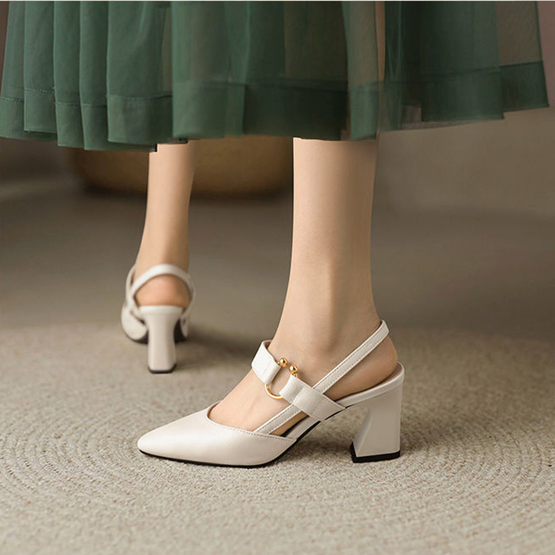 Diana Elegant Pointed Toe Slingback Heels – Stylish Sophisticated Women's Shoes