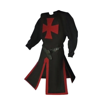 Knights Templar | Medieval Crusader Costume for Adults with Tunic & Hooded Cape