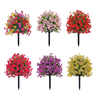 VividGrove Decorative Topiary Bloom Garden Stakes