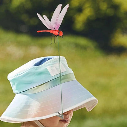 12-Pack Dragonfly Hat Clips – Realistic Insect Deterrents for Garden Decor, Trending Summer 2026 Bug Repellent Accessories