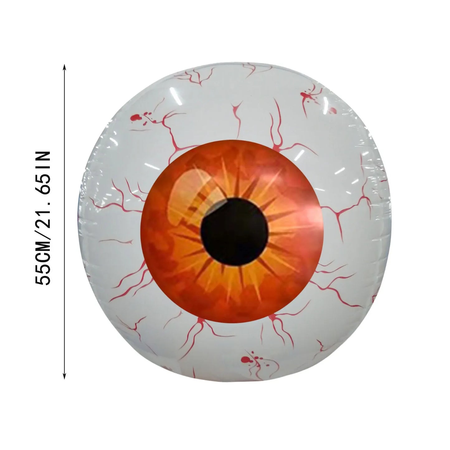Bloodshot Eyeball Inflatable Halloween Yard Decoration – Spooky Outdoor Halloween Decor