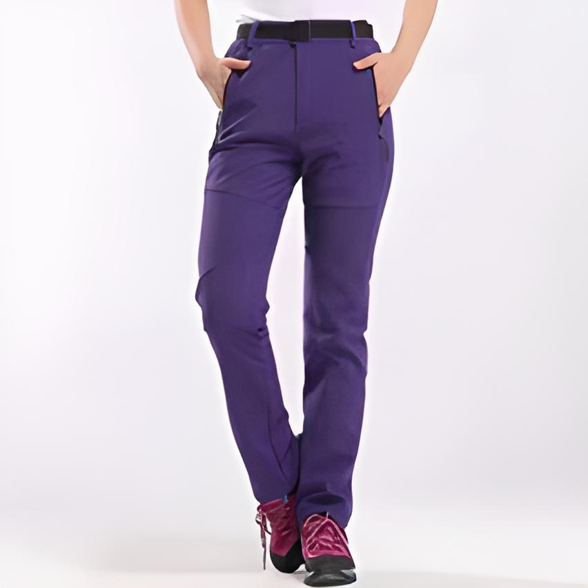 Pantalon de randonnée imperméable pour femmes – Extensible, respirant, parfait pour les aventures en plein air