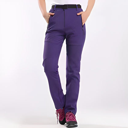 Pantalon de randonnée imperméable pour femmes – Extensible, respirant, parfait pour les aventures en plein air