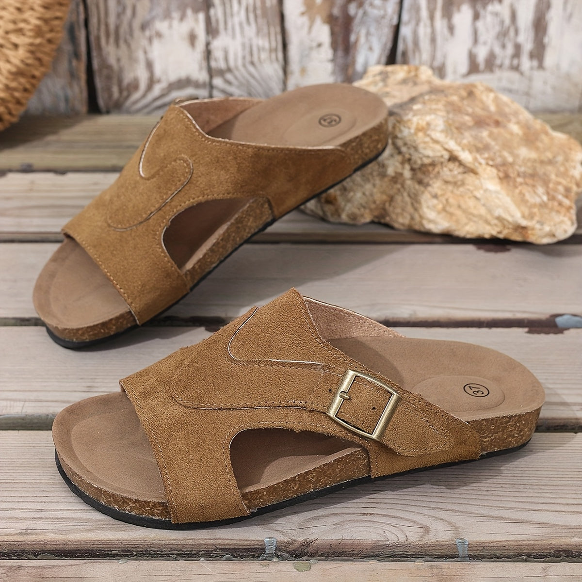 Lydia Slip-On Sandals with Lightweight Support and Comfortable Fit
