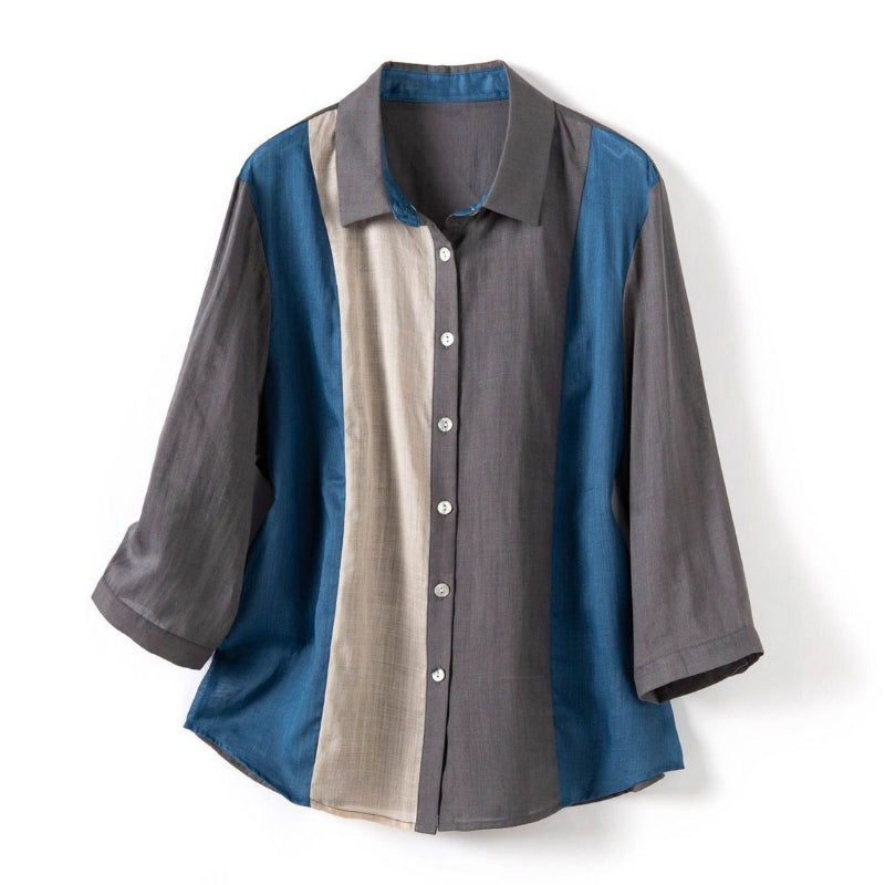 Helen Relaxed Fit Breathable Textured Blouse