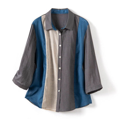 Helen Relaxed Fit Breathable Textured Blouse