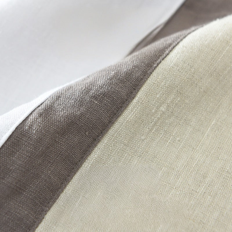Anderson Linen Shirt for Warm Weather with Adjustable Hem and Paneling