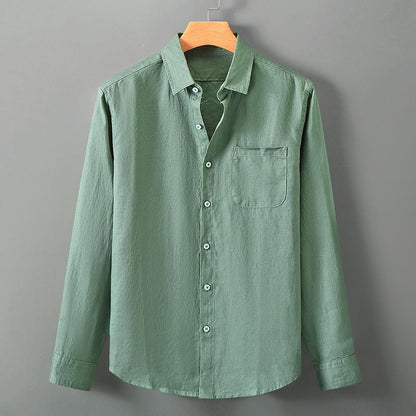 Liam Linen Shirt – Minimalist and Comfortable for Everyday Wear