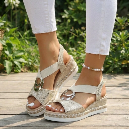 Women's Cozy Platform Slide Sandals
