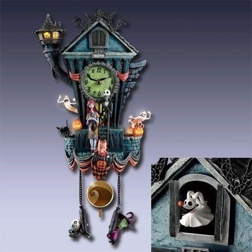 Jesus Staring Clock Resin Pendant Ornament Gothic Halloween Home Decoration for Spooky Celebrations