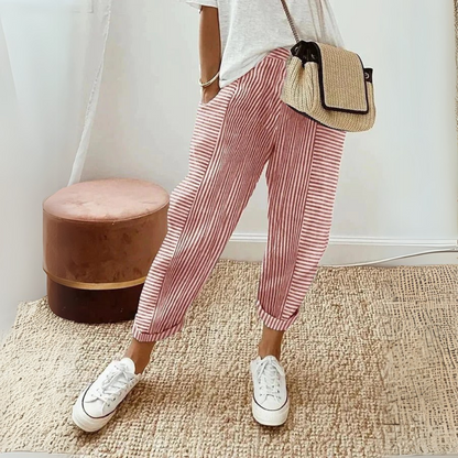 Clementina | Women's Striped Wide Leg Pants