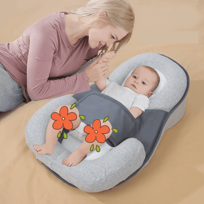 COMFYNEST | Baby Incline Pillow with Soft Cotton Cover for Supervised Support