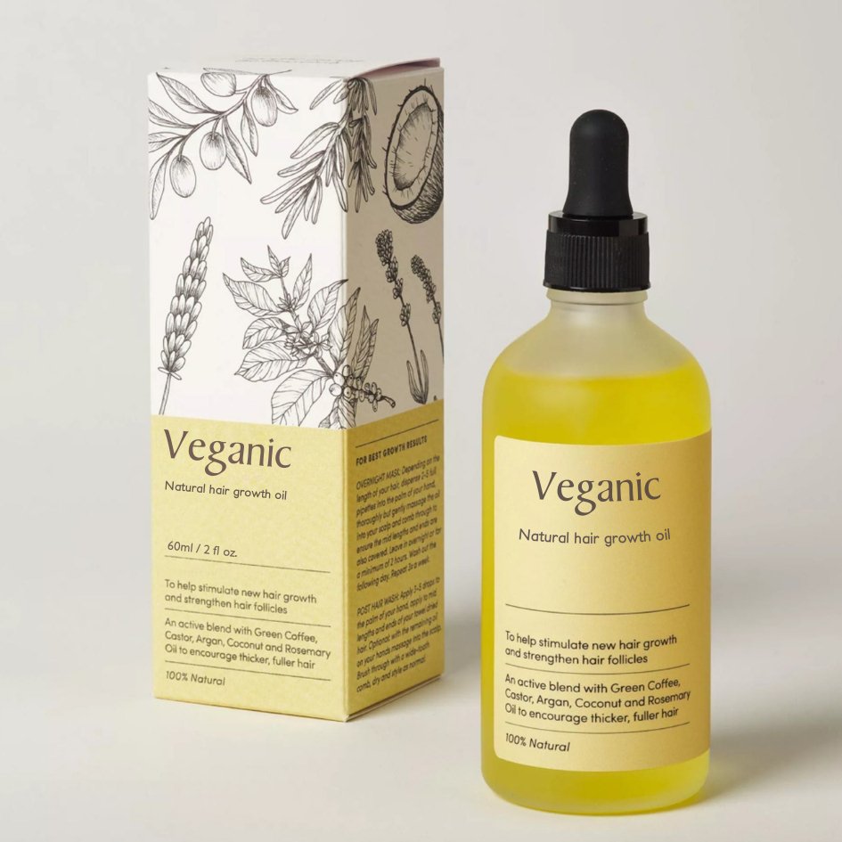 Davy | Natural Hair Growth Oil for Thin, Brittle & Dry Hair