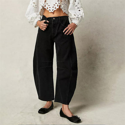 Barrel | Women's High Waist Barrel Leg Jeans Relaxed Fit Denim