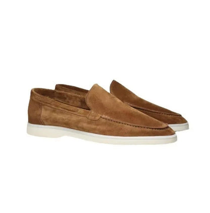 Suede Loafers Slip-On Faux Suede Cushioned Comfort – Bellamy