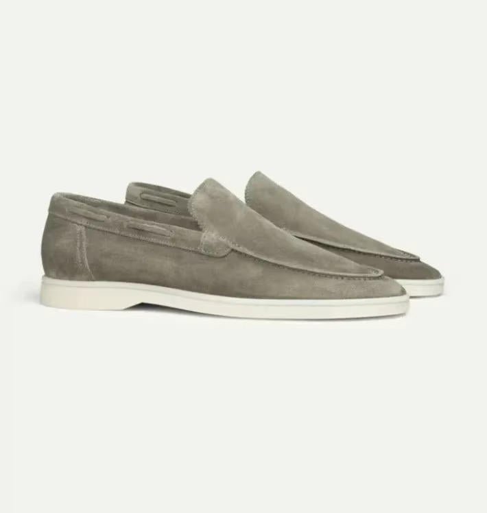 Suede Loafers Slip-On Faux Suede Cushioned Comfort – Bellamy