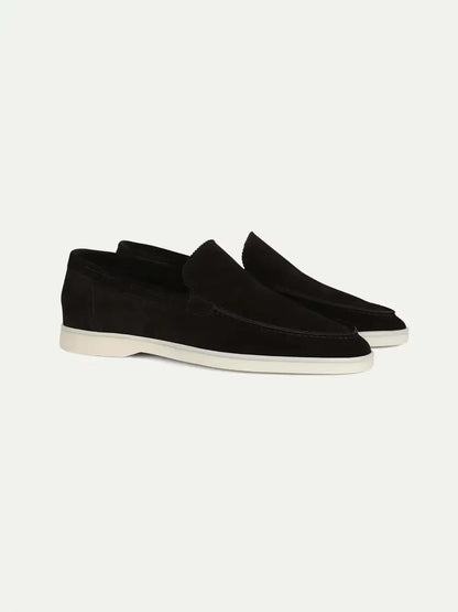 Suede Loafers Slip-On Faux Suede Cushioned Comfort – Bellamy