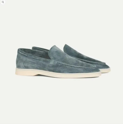 Suede Loafers Slip-On Faux Suede Cushioned Comfort – Bellamy