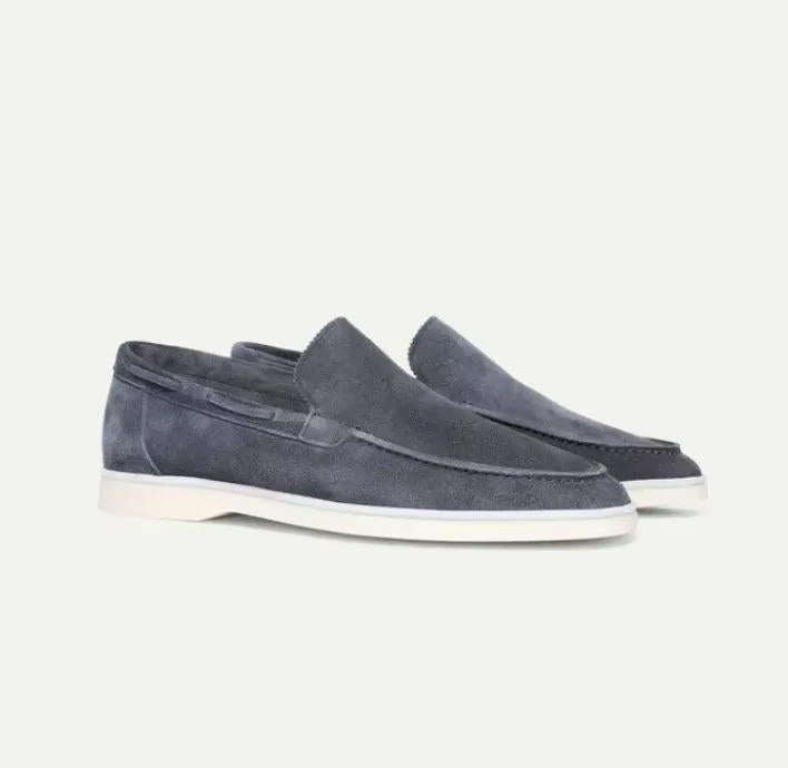 Suede Loafers Slip-On Faux Suede Cushioned Comfort – Bellamy