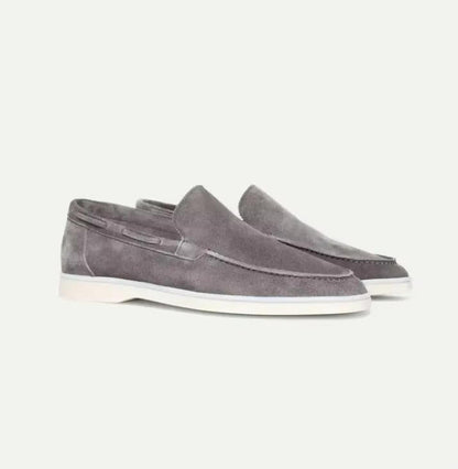 Suede Loafers Slip-On Faux Suede Cushioned Comfort – Bellamy