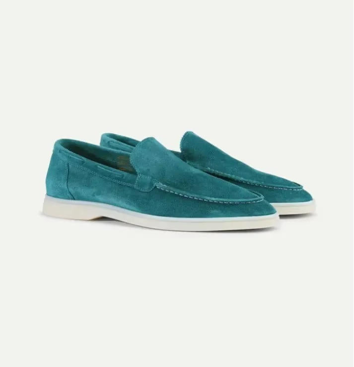 Suede Loafers Slip-On Faux Suede Cushioned Comfort – Bellamy