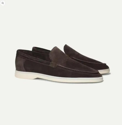 Suede Loafers Slip-On Faux Suede Cushioned Comfort – Bellamy