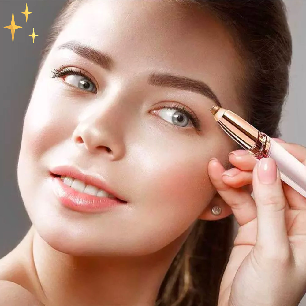 Precision Brow Trimmer | Rechargeable Eyebrow Hair Remover for Face