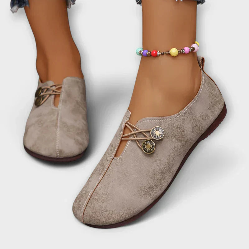 Noira Comfortable Stylish Flat Shoes with Elegant Slip-On Design