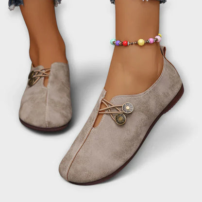 Noira Comfortable Stylish Flat Shoes with Elegant Slip-On Design