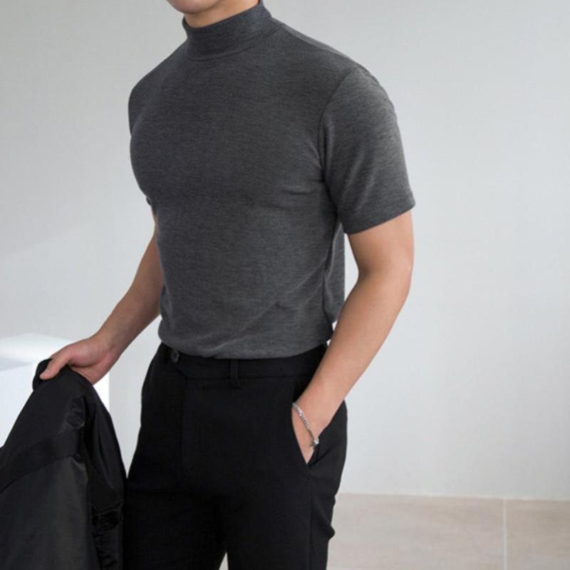 Charles Relaxed Fit Mock Neck Wrinkle-Resistant Shirt