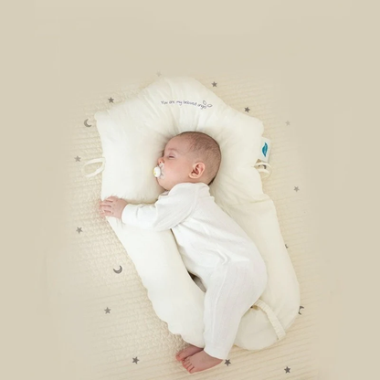 Lunelle | Baby Head Support Pillow with Soft Cotton Cover