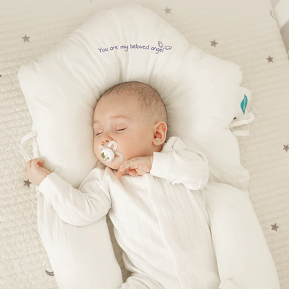 Lunelle | Baby Head Support Pillow with Soft Cotton Cover