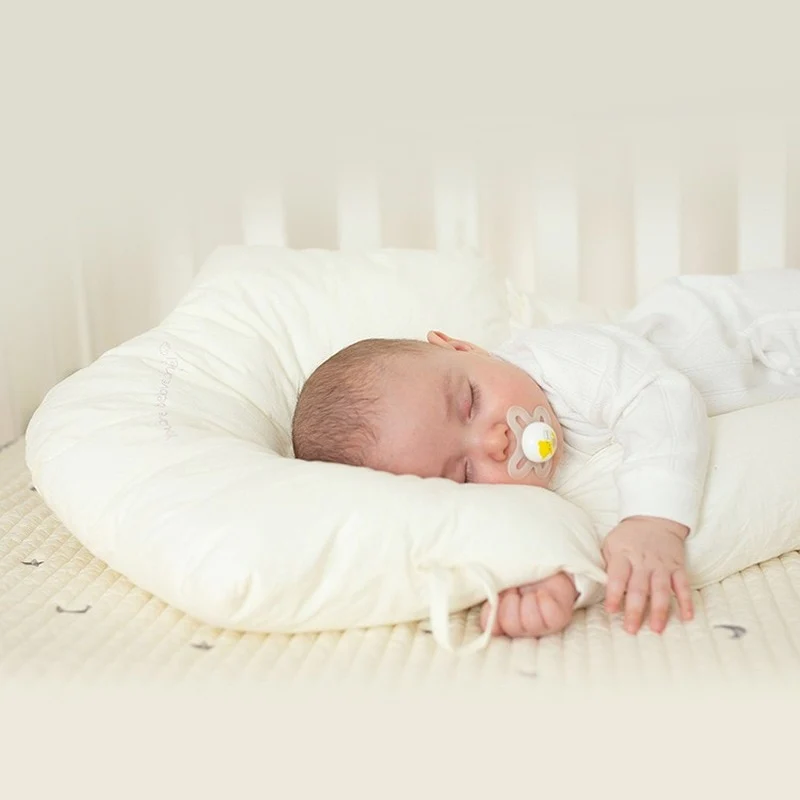 Lunelle | Baby Head Support Pillow with Soft Cotton Cover
