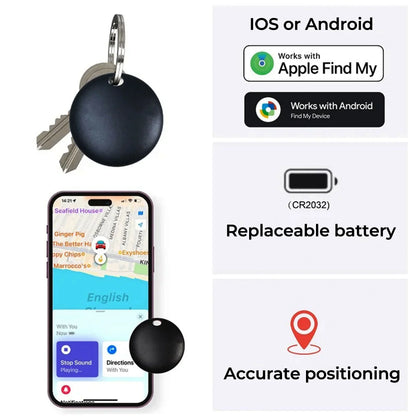 Localizzatore GPS compatto per iPhone e Android | Nessun abbonamento o scheda SIM