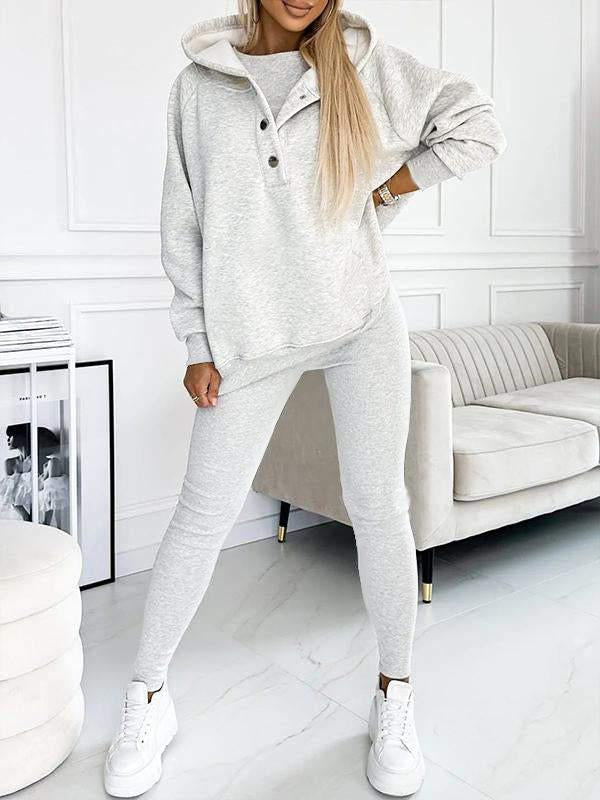 Elodie Sæt med Bukser og Hættetrøje – Komfortabel og Stilfuld Casual Wear
