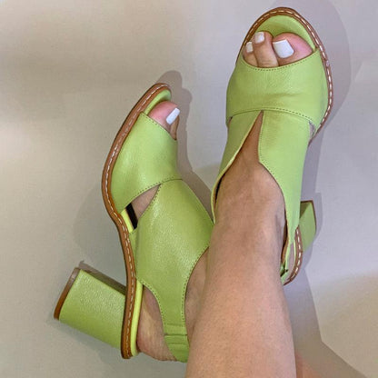 Nicole Mid-Heel Sandals – Stylish, Elegant, and Comfortable Footwear