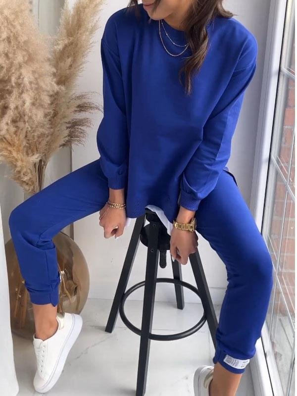 Donna Comfortable Loungewear Set with Sweatshirt and Pants