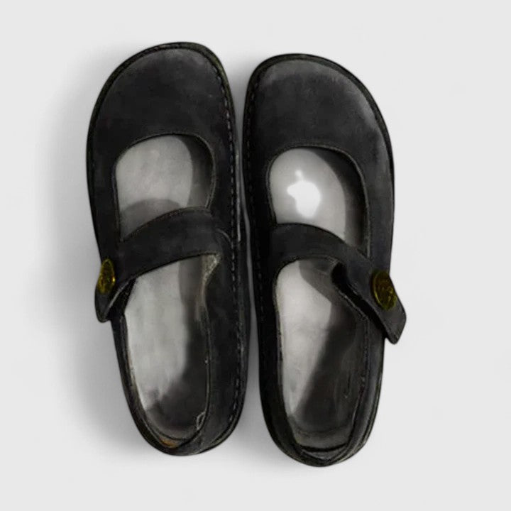 Violetta Orthopedic Shoes with Adjustable Strap and Cushioned Insole