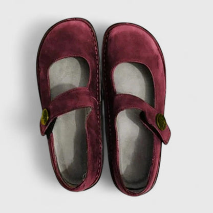 Violetta Orthopedic Shoes with Adjustable Strap and Cushioned Insole