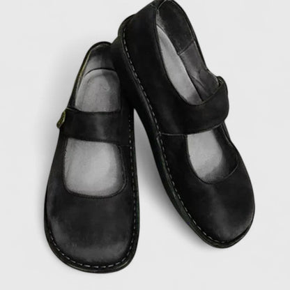 Violetta Orthopedic Shoes with Adjustable Strap and Cushioned Insole