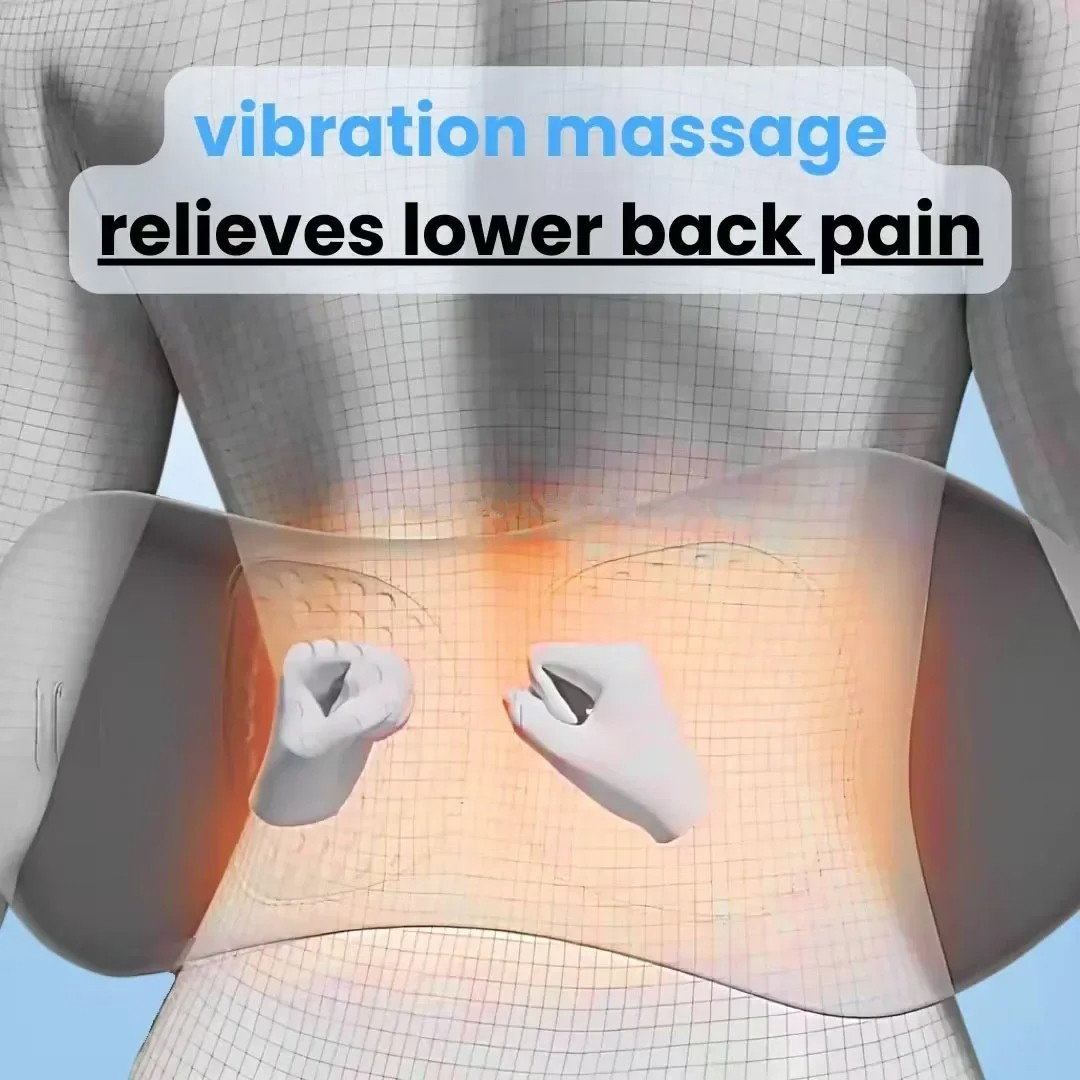 LuminaBack | Heated Lumbar Back Massager with Vibration & Gentle Stretching