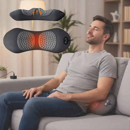 LuminaBack | Heated Lumbar Back Massager with Vibration & Gentle Stretching