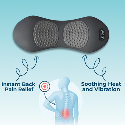 LuminaBack | Heated Lumbar Back Massager with Vibration & Gentle Stretching