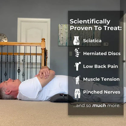 LuminaBack | Heated Lumbar Back Massager with Vibration & Gentle Stretching